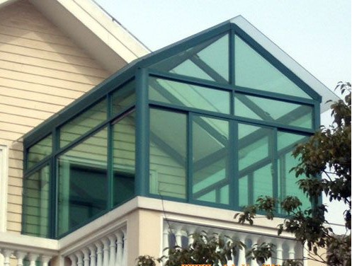 铝产品 铝合金制品 铝合金门窗  屋顶阳光房造价   玻璃:所有玻璃均