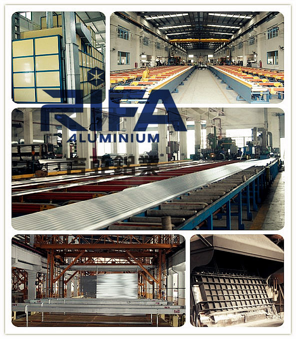 吉亚铝材铝合金型材的生产线和生产设备展示