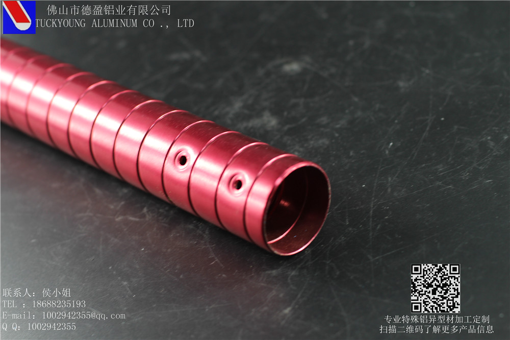 工業鋁異型材圓管方管鋁材散熱器