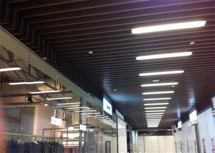 鋁方通吊頂大型購物商場天花裝飾專用鋁方通