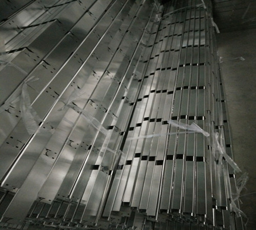 梧州鋁格柵吊頂廠家，20底50高黑色鋁格柵
