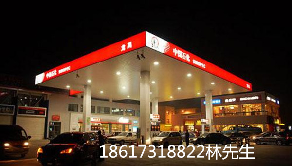 桂林中石化加油站包柱圓角。廠家定做