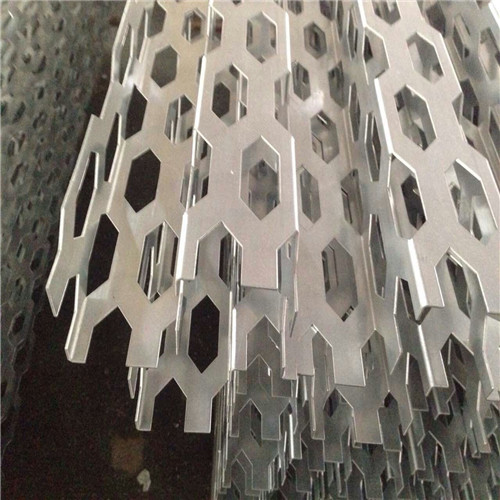 奧迪4S店外牆鋁板　六角棱形穿孔幕牆鋁單板
