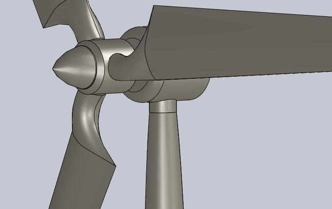 垂直轴枫叶铝型材 风力发电机扇叶片铝合金