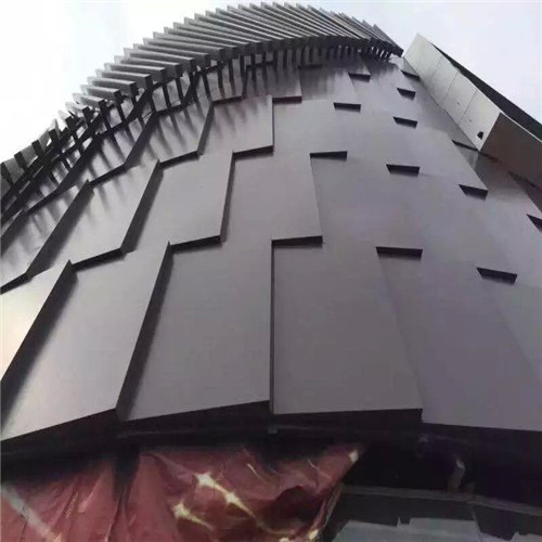  弧形铝单板，以造形抢占市场销量