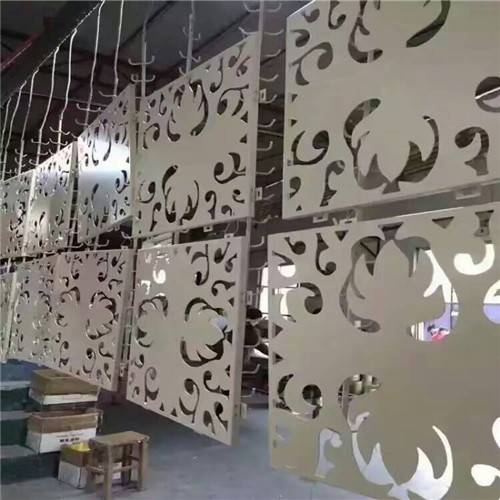 雕刻天花雕花造型鋁天花板效果圖 工程案例