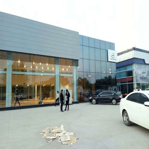 傳祺汽車4S店銀灰色外牆鍍鋅鋼板天花