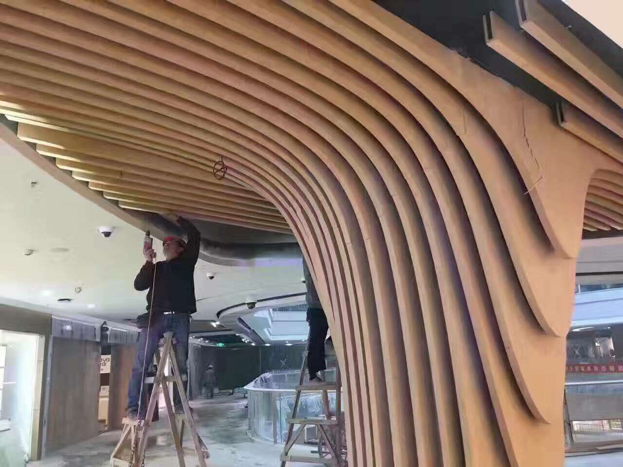 广东货源 异形弧形铝方通天花吊顶