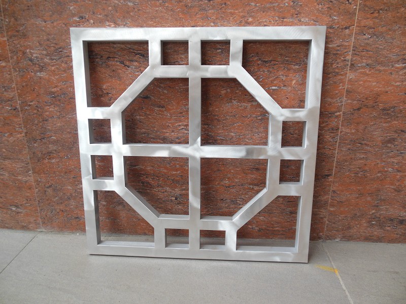雕花鋁單板中式防盜網室內鋁窗花隔斷加工廠