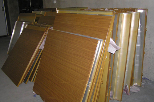 仿木紋吊頂鋁單板 室內弧形鋁單板生產技術