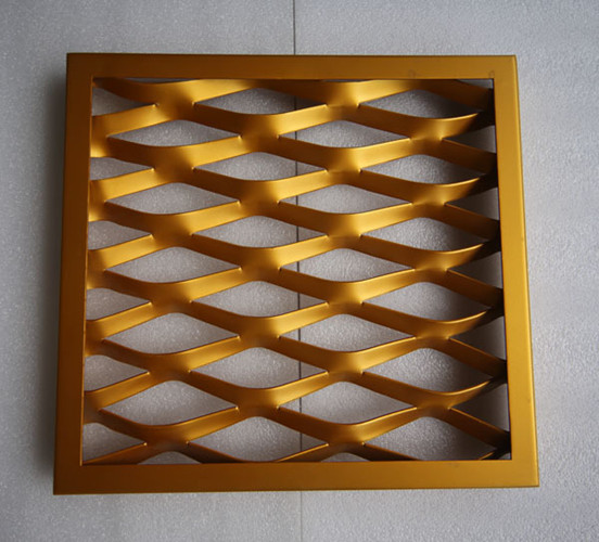 網格板-鋁拉網格板-勾搭式鋁拉網格板天花