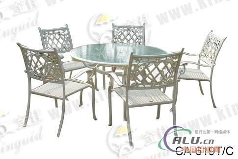 供应花园铸铝桌椅、庭院户外桌椅