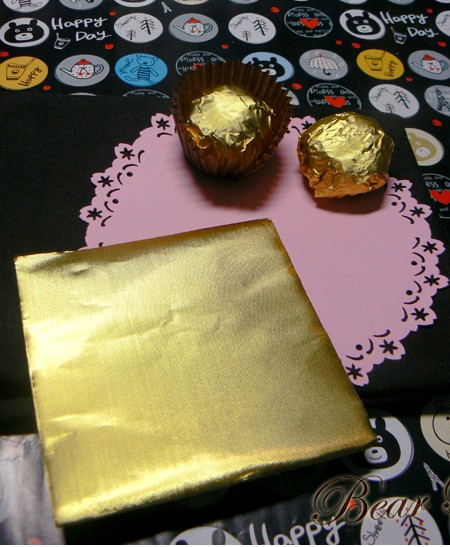 Chocolate wrappers