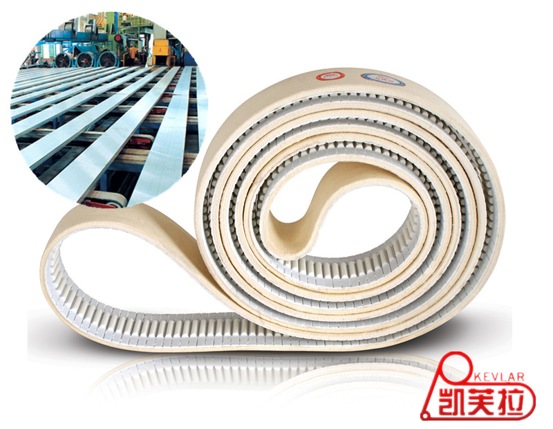 PU Timing Belt with Heat-resistant Felt for Heavy Aluminium Press