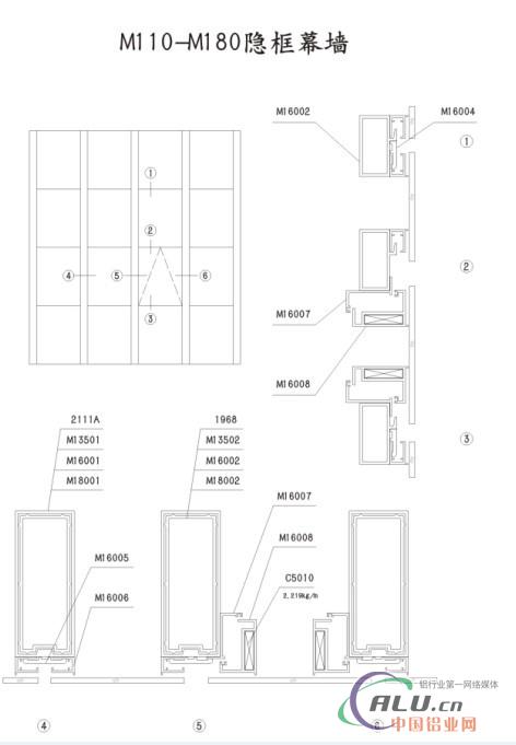 供应建筑铝型材，幕墙型材