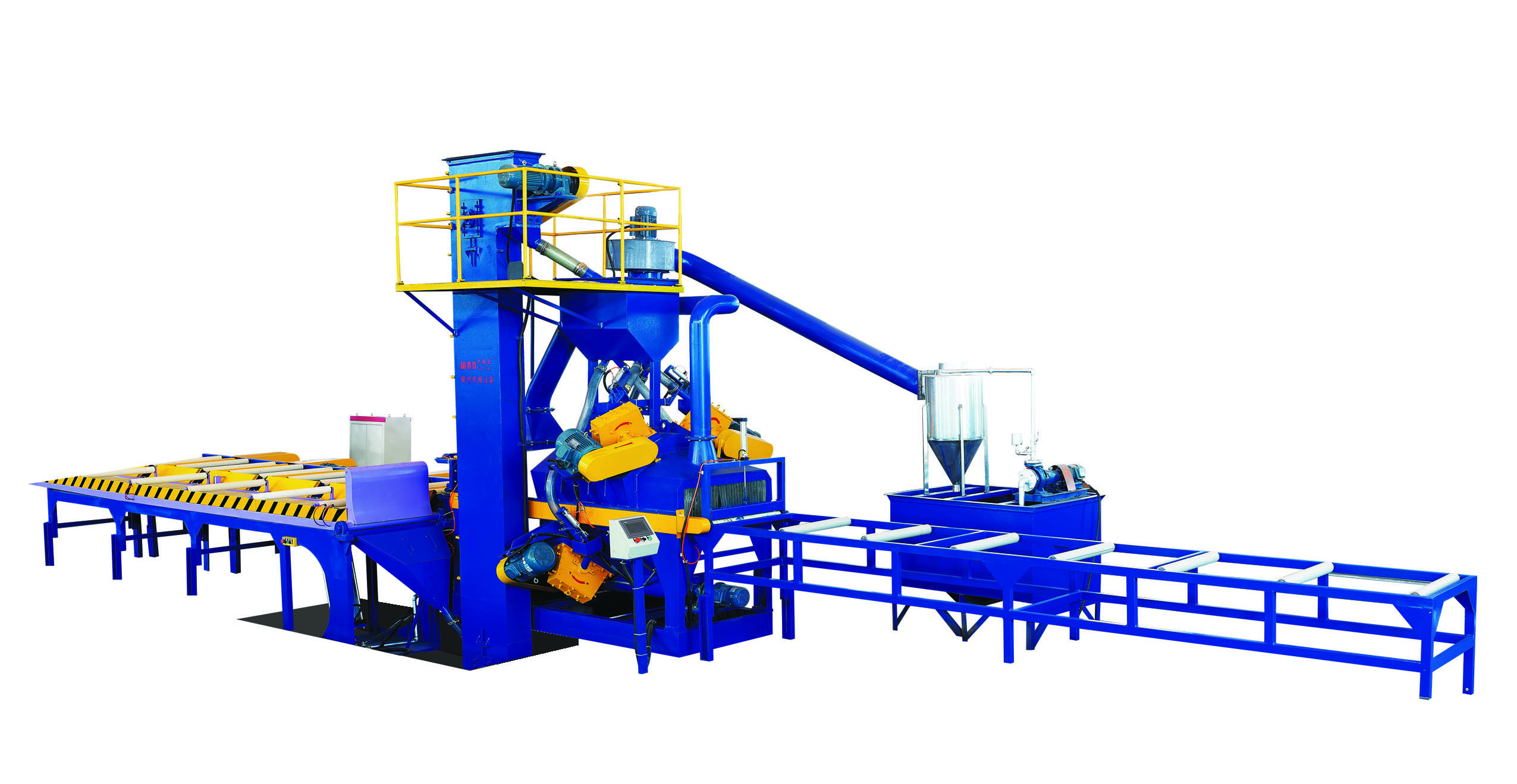 sand blasting machine for aluminium profile