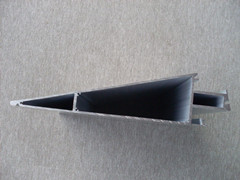 Building the shade shutter profiles, hollow spindle shutter aluminum