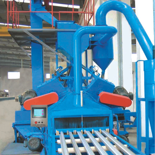 Aluminium profile sandblasting machine