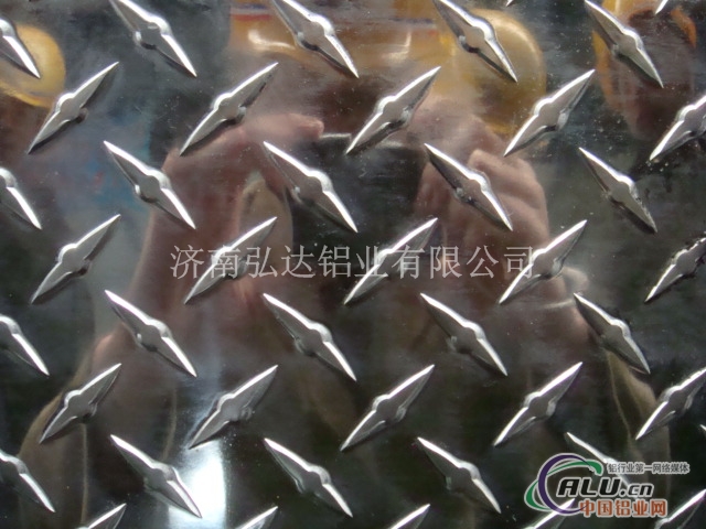 济南铝厂有现货6061花纹铝板