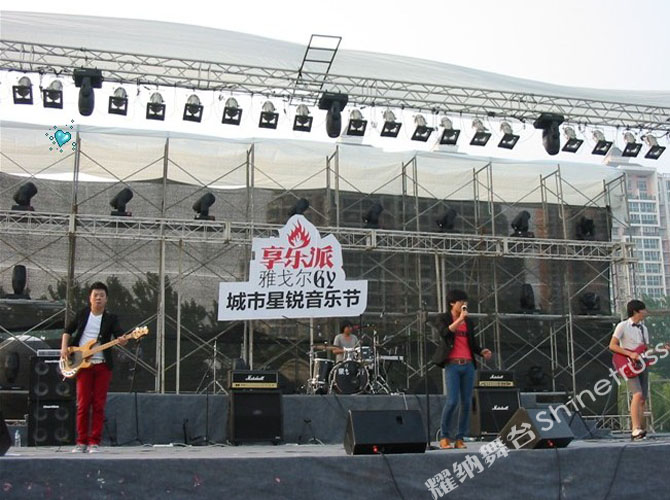 concert stage truss structure