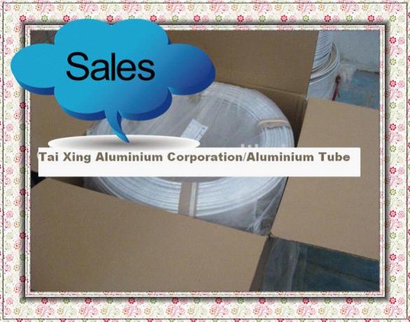 1070 aluminum round tube in pancake coil for refrigeration and air condition