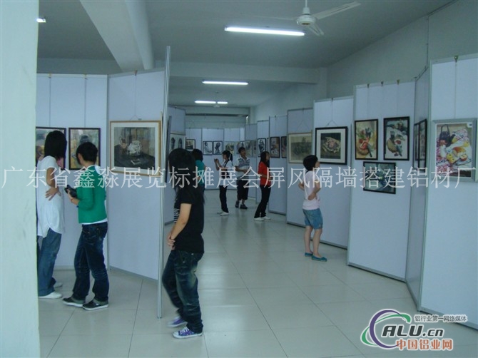 书画摄影展展板八棱柱挂画屏风