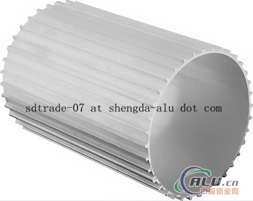 Aluminium profiles for motor shell