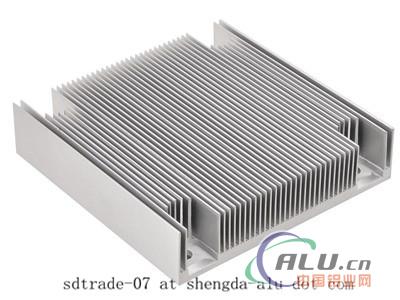 Aluminium profiles for heatsink