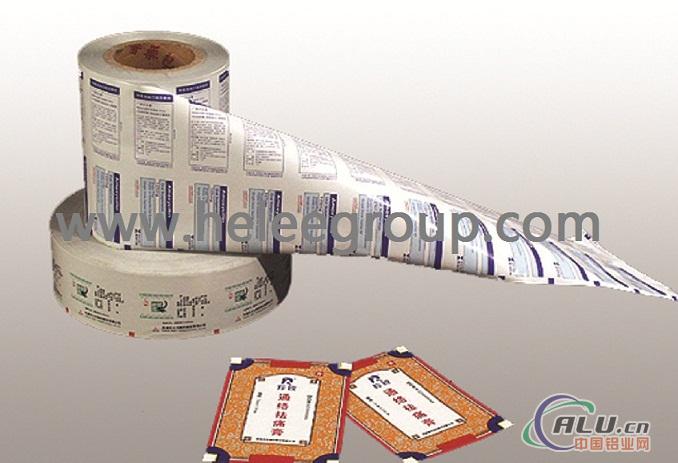 Paper/PE laminated foil for pack