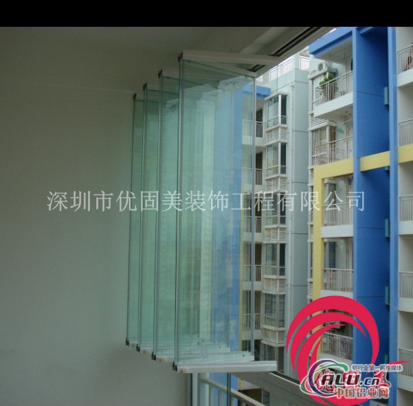 深圳无框阳台玻璃窗