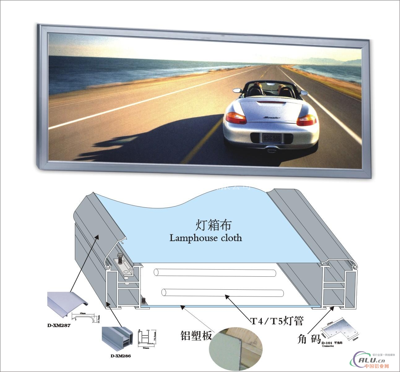 长沙医院专项使用拉布灯箱型材