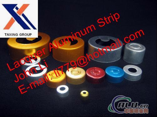 aluminium strip both side lacquer for vial seals 