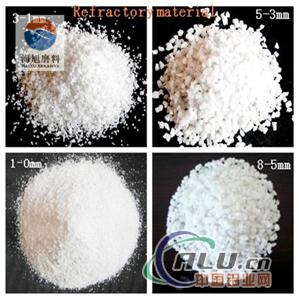 white fused alumina section sand for refractory material