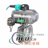 气动对夹球阀 