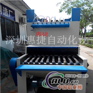 输送式瓷砖背景墙自动喷砂机