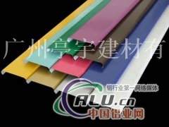 彩色冲孔铝条扣板