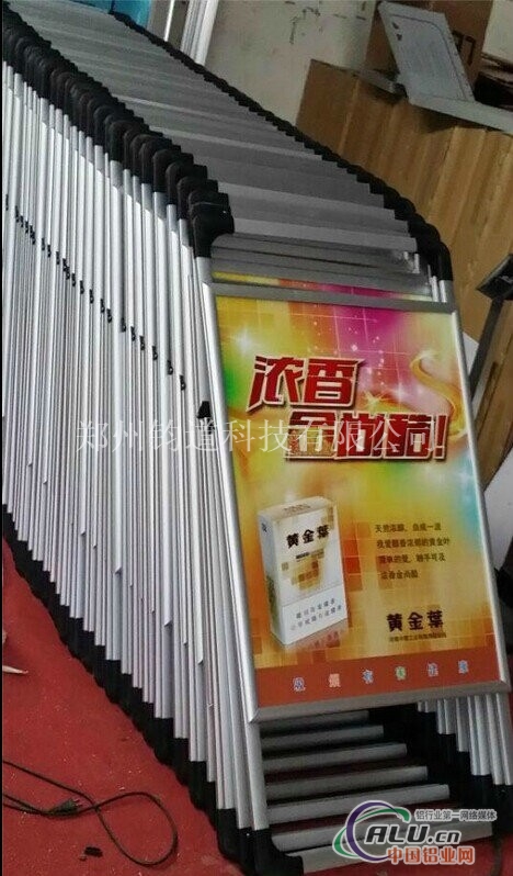 单双面带楣头展板铝型材