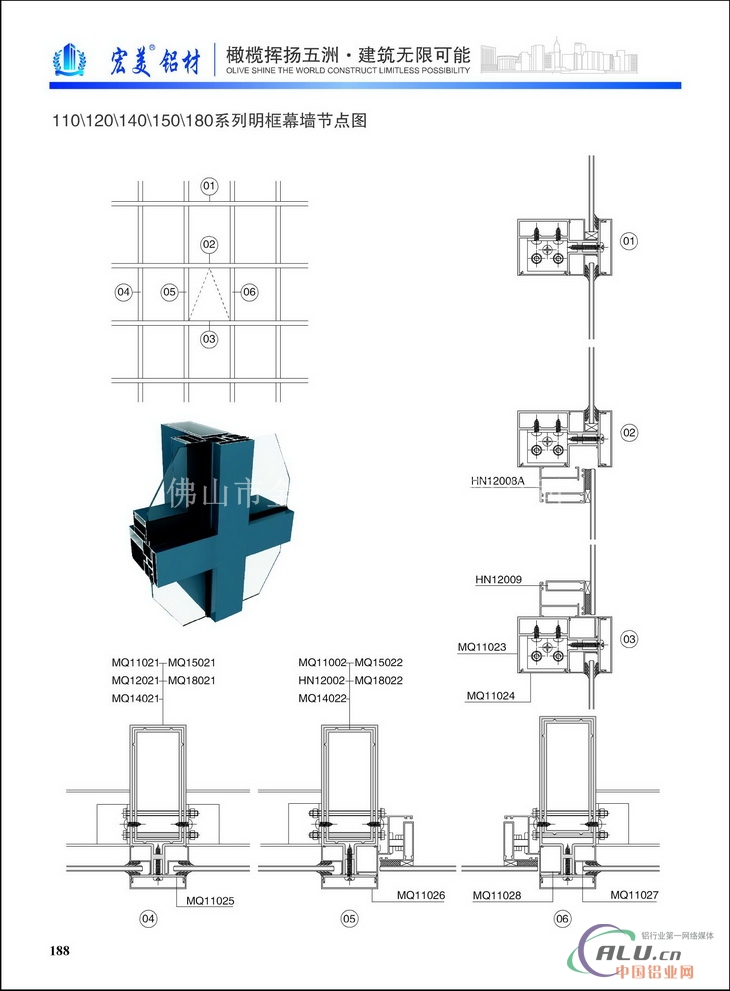 明框幕墙系列