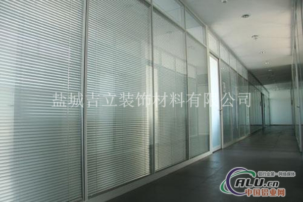 镇江办公隔断，百叶玻璃隔断安装公司