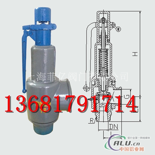 A28型弹簧全启封闭式安全阀