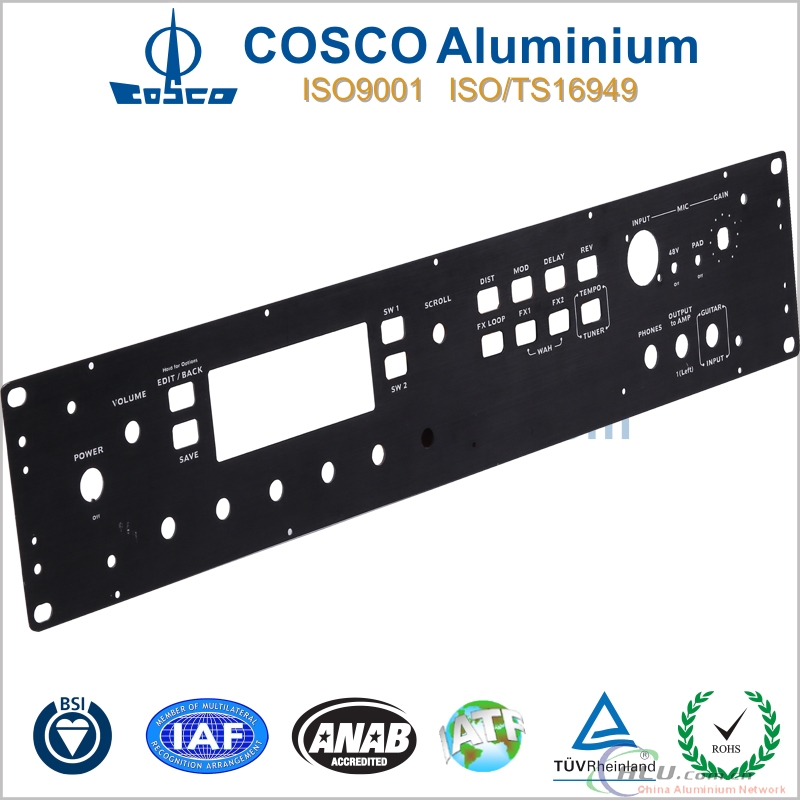 Aluminium Face Plate with anodizing