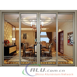 Aluminium Sliding Door, Aluminum Alloy Frame