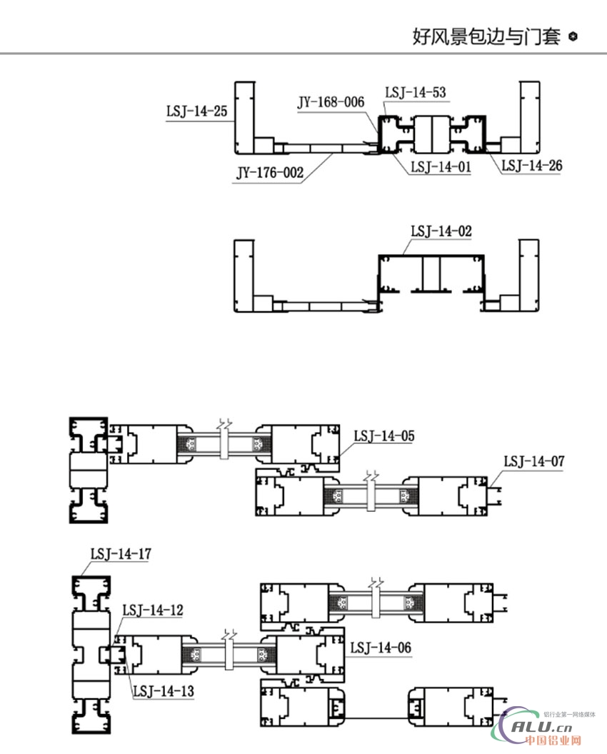 80系列重型推拉门铝型材