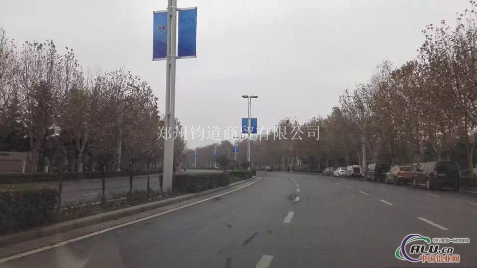 户外广告对旗成批出售 双面旗杆