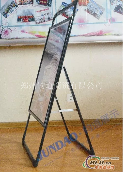 四边开启海报架单面开启展示架 