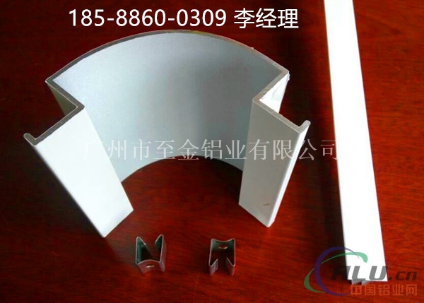 贵州加气站包柱圆角铝型材【18588600309】