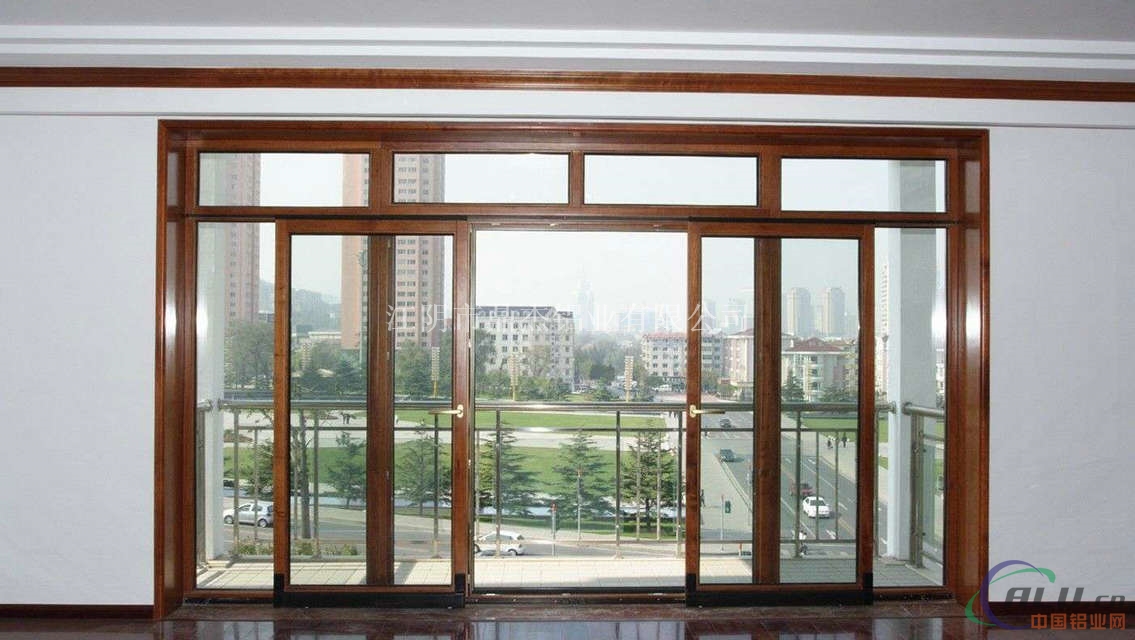 专注铝木复合推拉门窗 复合异型门窗定制