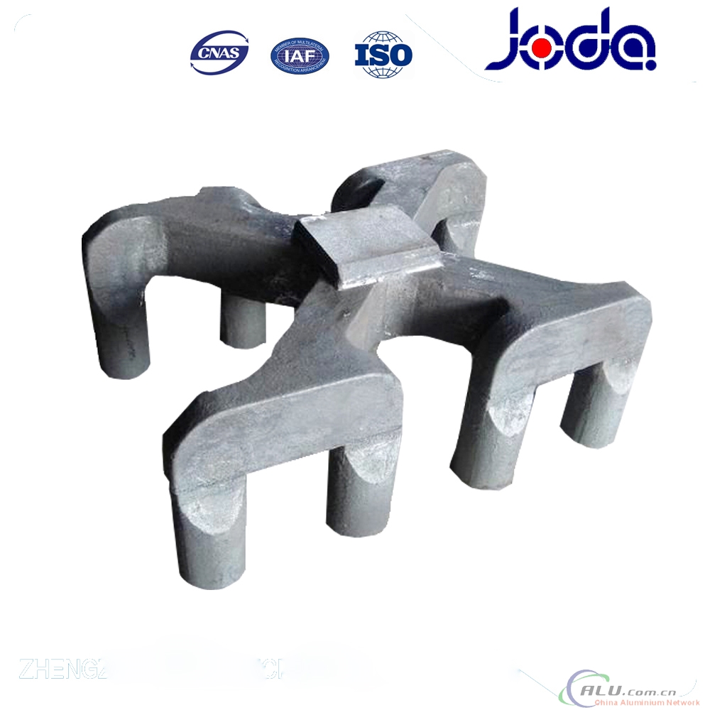 Six-claw, eight-prong anode steel yoke in aluminum smelting equipment