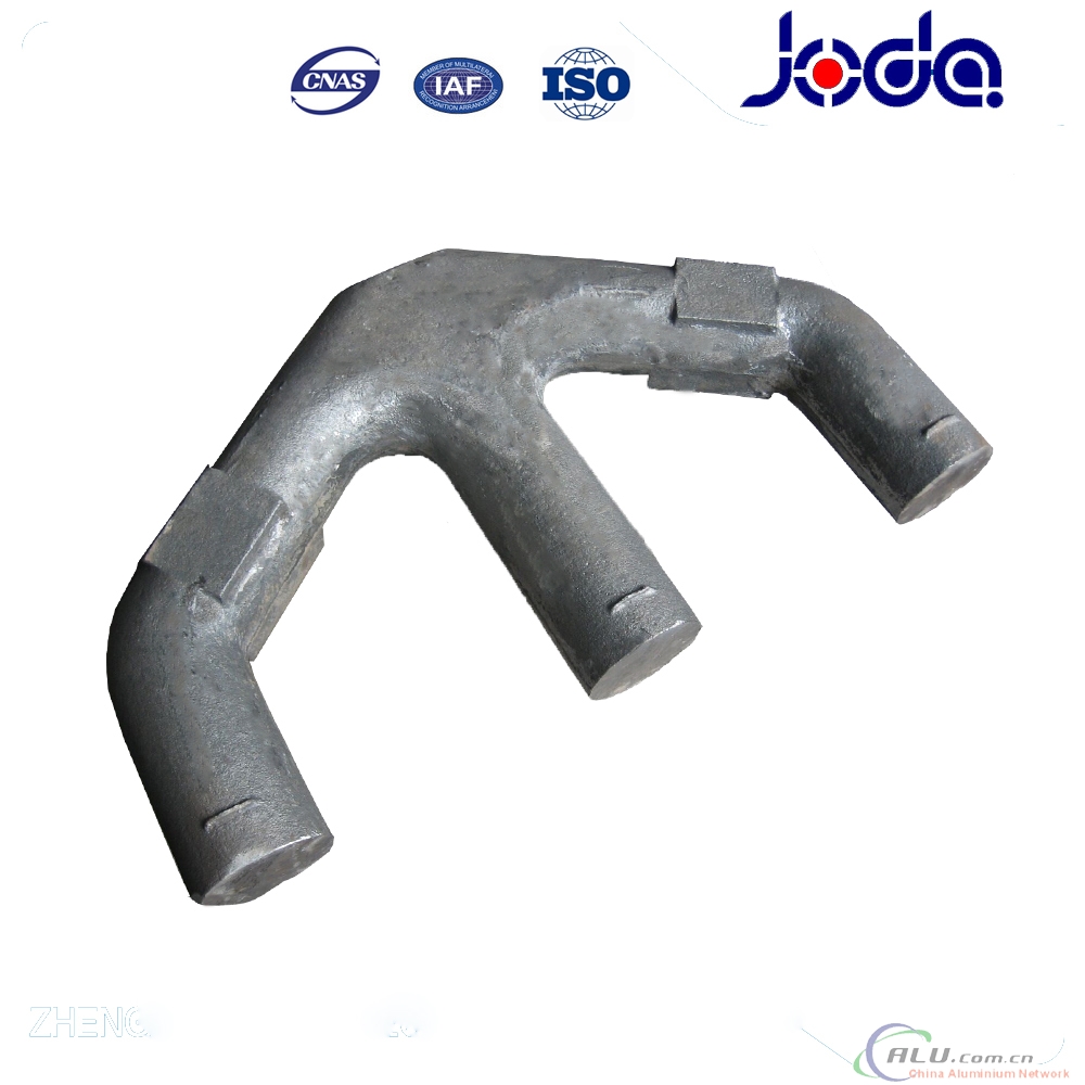 Parallel three-prong anode steel pawl for Aluminum smelting equipment