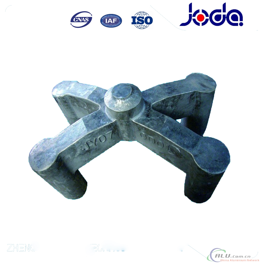 Four claws anode steel yoke for aluminum smelting equipment